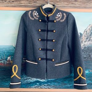 Zara Grey military jacket